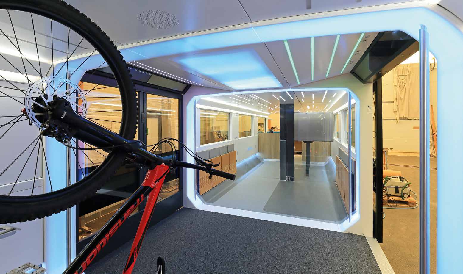 Innovationen: Ein Fahrradabteil im DB Regio Ideenzug